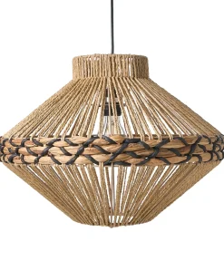 Outlet Lampa wisząca RABACCA Papierowa plecionka Wszystkie Lampy|Lampy Wiszące