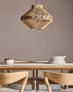Outlet Lampa wisząca RABACCA Papierowa plecionka Wszystkie Lampy|Lampy Wiszące