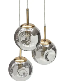 Online Lampa wisząca RALFES Szkło Mosiężny Wszystkie Lampy|Lampy Wiszące
