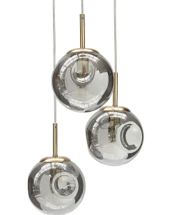 Online Lampa wisząca RALFES Szkło Mosiężny Wszystkie Lampy|Lampy Wiszące