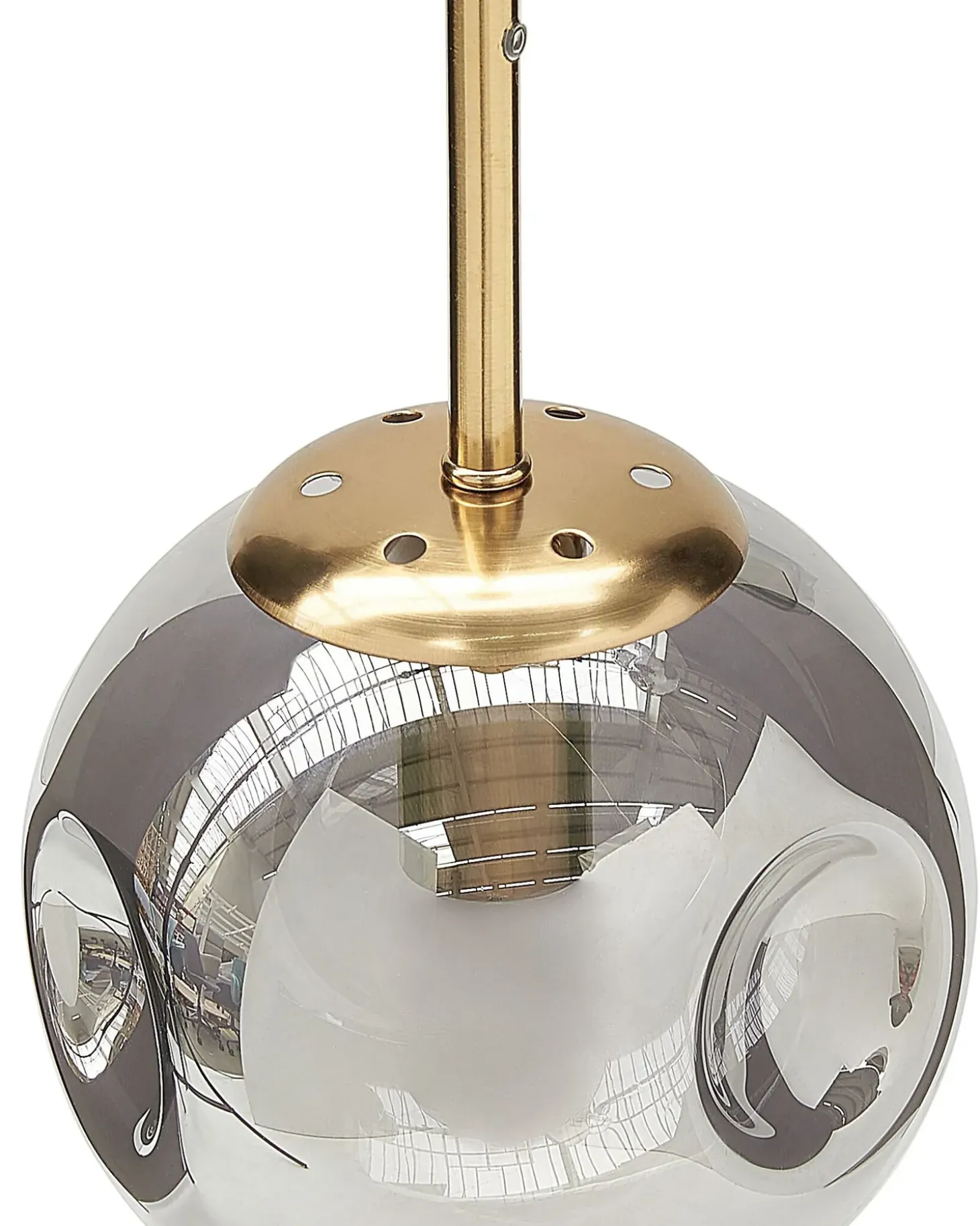 Best Lampa wisząca RALFES Szkło Mosiężny Wszystkie Lampy|Lampy Wiszące