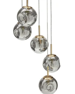 Best Lampa wisząca RALFES Szkło Mosiężny Wszystkie Lampy|Lampy Wiszące