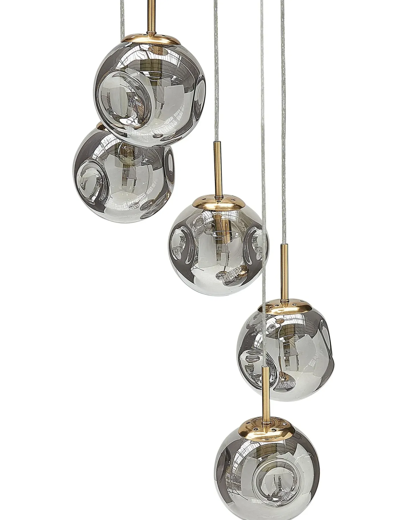 Best Lampa wisząca RALFES Szkło Mosiężny Wszystkie Lampy|Lampy Wiszące