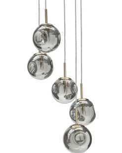 Best Lampa wisząca RALFES Szkło Mosiężny Wszystkie Lampy|Lampy Wiszące