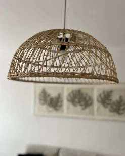 Hot Lampa wisząca RAVINE Rattan Naturalny Wszystkie Lampy|Lampy Wiszące