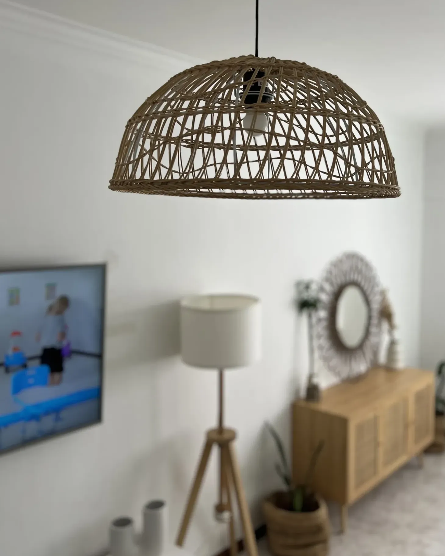 Hot Lampa wisząca RAVINE Rattan Naturalny Wszystkie Lampy|Lampy Wiszące