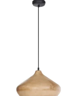 Hot Lampa wisząca RAWI Drewno mango Jasno Wszystkie Lampy|Lampy Wiszące