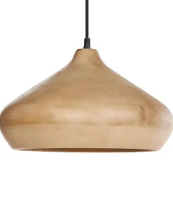 Hot Lampa wisząca RAWI Drewno mango Jasno Wszystkie Lampy|Lampy Wiszące