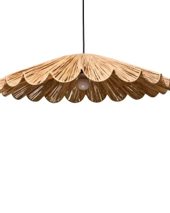 Clearance Lampa wisząca SABOGAL Plecionka Naturalny Wszystkie Lampy|Lampy Wiszące