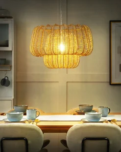 Outlet Lampa wisząca SAISI Papierowa plecionka Wszystkie Lampy|Lampy Wiszące