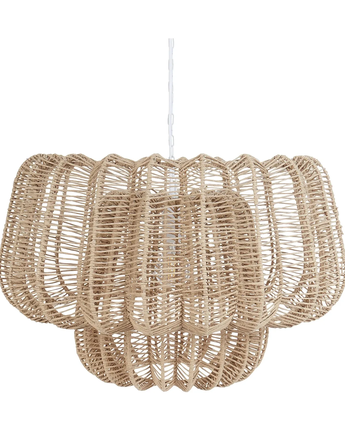 Outlet Lampa wisząca SAISI Papierowa plecionka Wszystkie Lampy|Lampy Wiszące