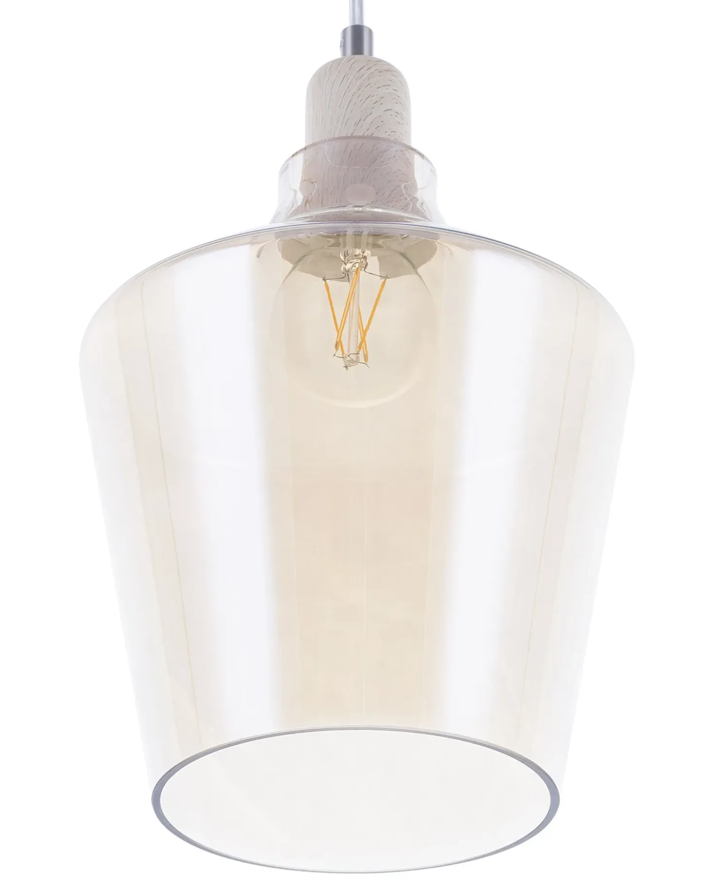 New Lampa wisząca SANTON Szkło Złoty Wszystkie Lampy|Lampy Wiszące