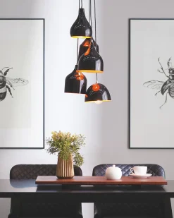 Sale Lampa wisząca SAVIO Metal Złoty brąz Wszystkie Lampy|Lampy Wiszące