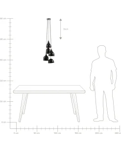 Sale Lampa wisząca SAVIO Metal Złoty brąz Wszystkie Lampy|Lampy Wiszące