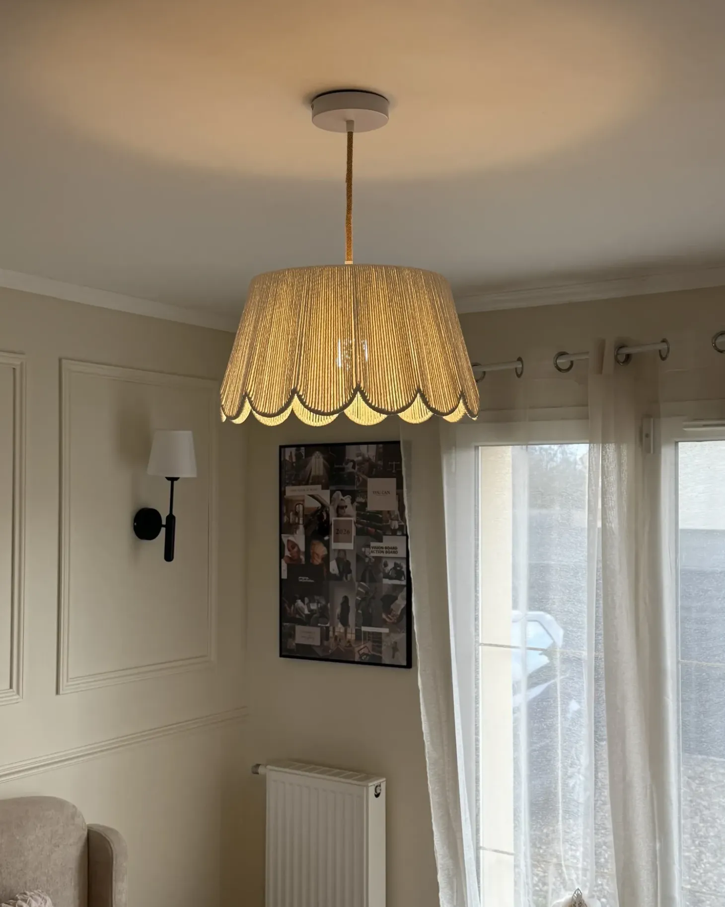 Hot Lampa wisząca SEBAKWE Papierowa plecionka Jasno Wszystkie Lampy|Lampy Wiszące