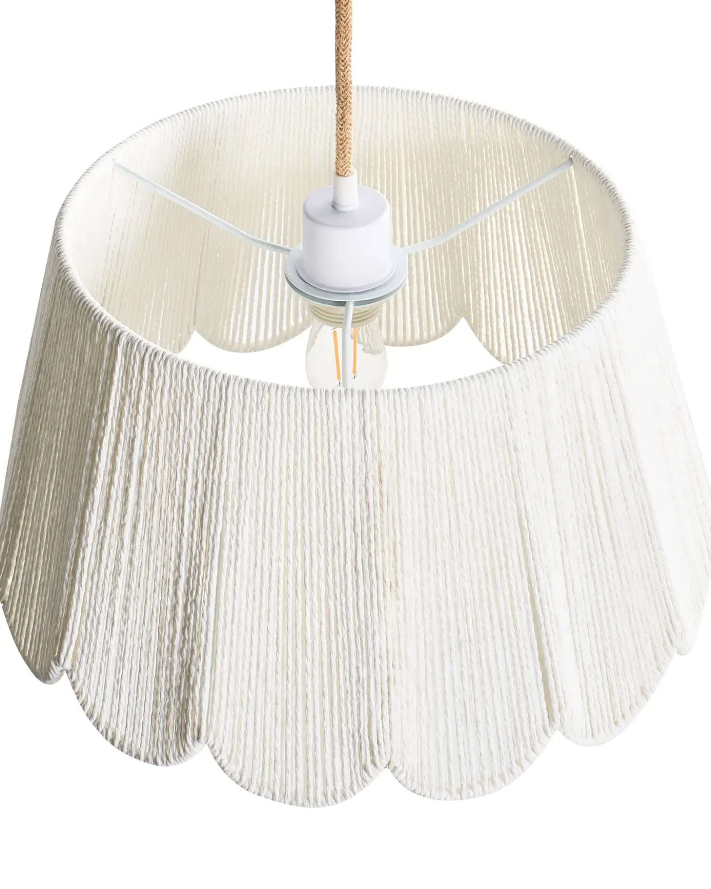 Hot Lampa wisząca SEBAKWE Papierowa plecionka Jasno Wszystkie Lampy|Lampy Wiszące