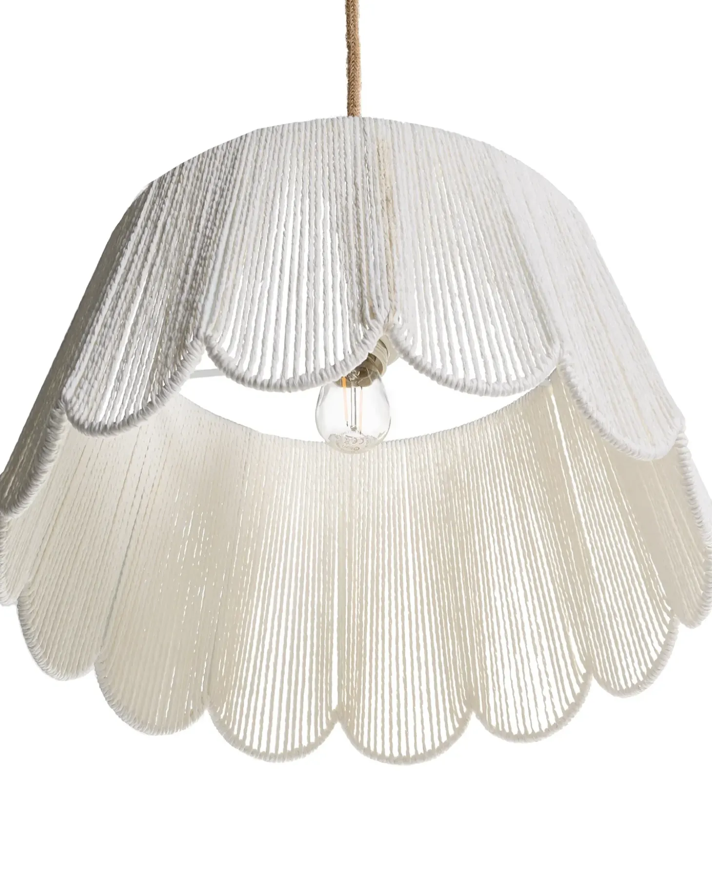 Hot Lampa wisząca SEBAKWE Papierowa plecionka Jasno Wszystkie Lampy|Lampy Wiszące
