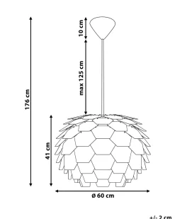 Lampa wisząca SEGRE L Ciemnozielony
