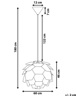 Clearance Lampa wisząca SEGRE L Wszystkie Lampy|Lampy Wiszące