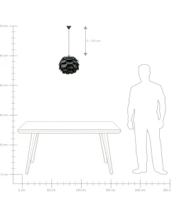 Lampa wisząca SEGRE S Czarny
