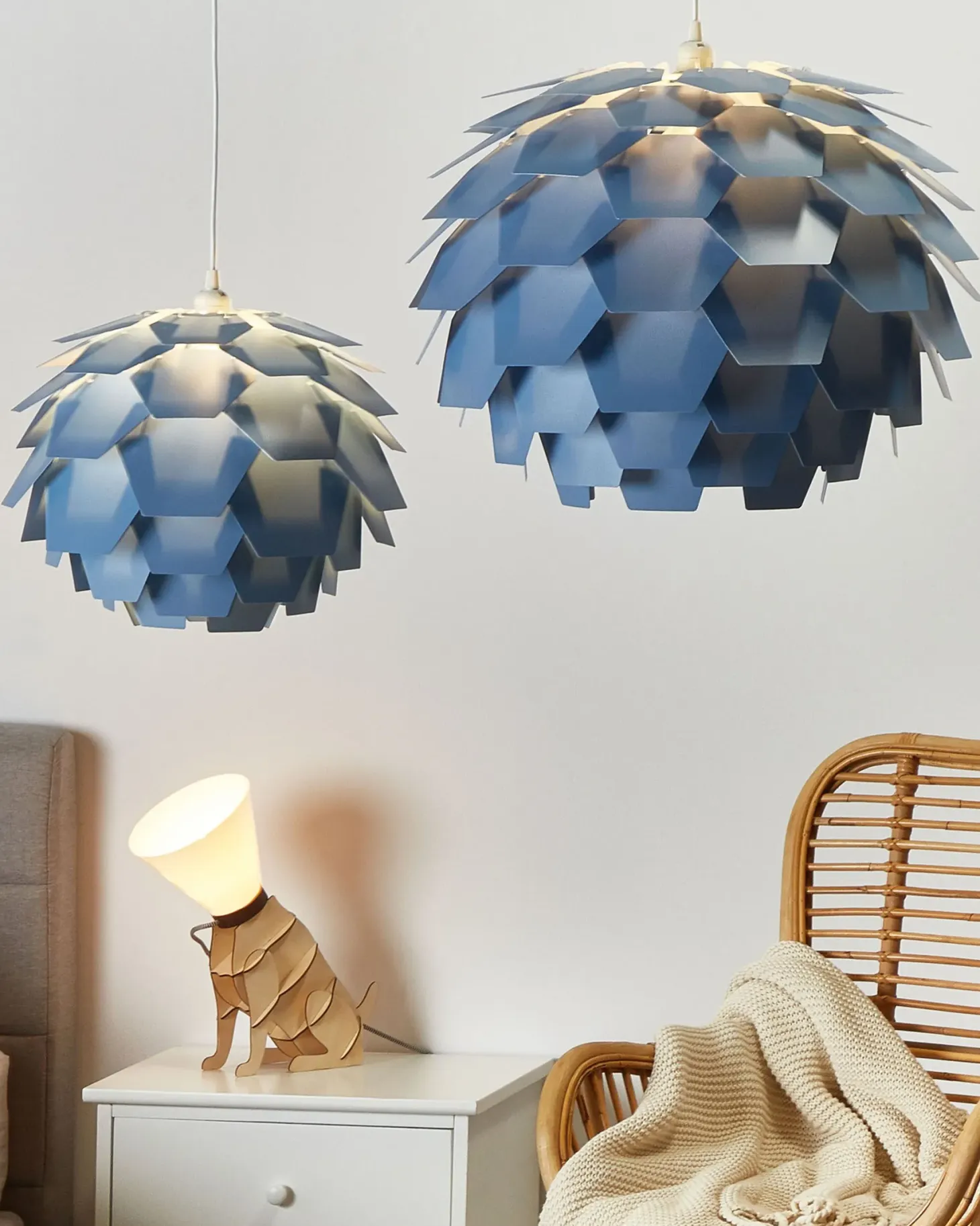 Lampa wisząca SEGRE S Niebieski