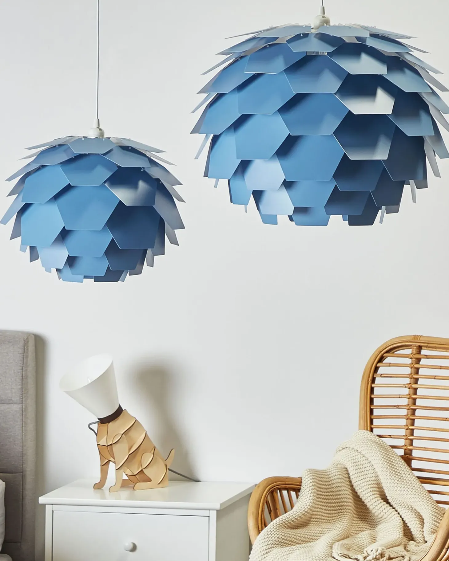 Lampa wisząca SEGRE S Niebieski