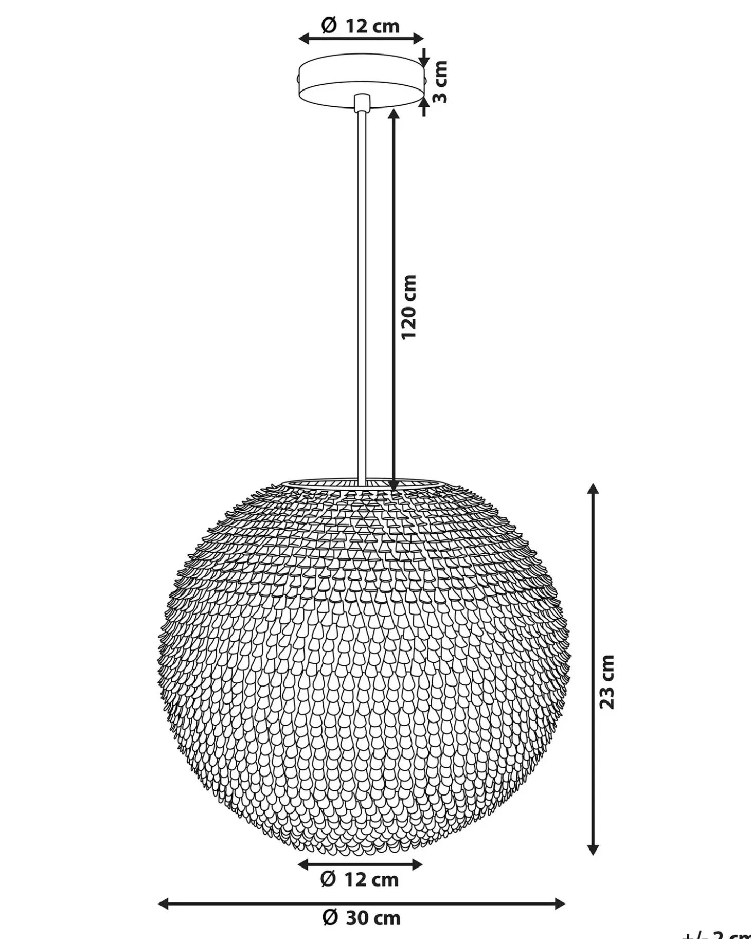Sale Lampa wisząca SEINE Metal Wszystkie Lampy|Lampy Wiszące