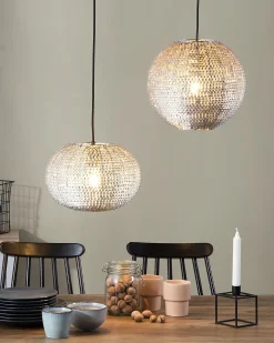 New Lampa wisząca SEINE Metal Srebrny Wszystkie Lampy|Lampy Wiszące