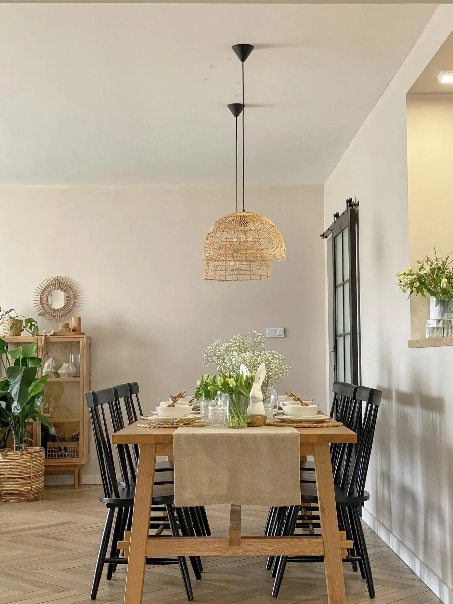 Outlet Lampa wisząca SELENGE Rattan Jasnobrązowy Wszystkie Lampy|Lampy Wiszące