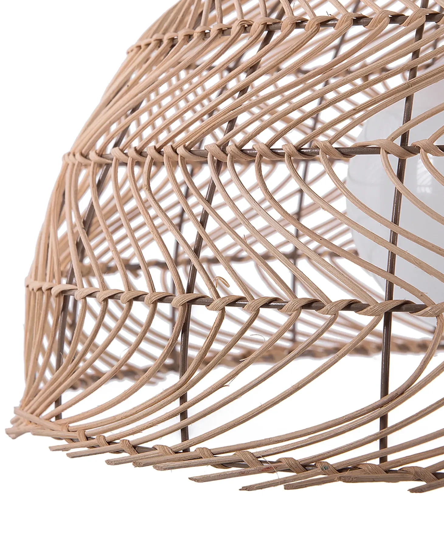 Outlet Lampa wisząca SELENGE Rattan Jasnobrązowy Wszystkie Lampy|Lampy Wiszące