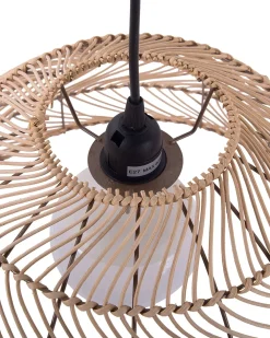 Outlet Lampa wisząca SELENGE Rattan Jasnobrązowy Wszystkie Lampy|Lampy Wiszące