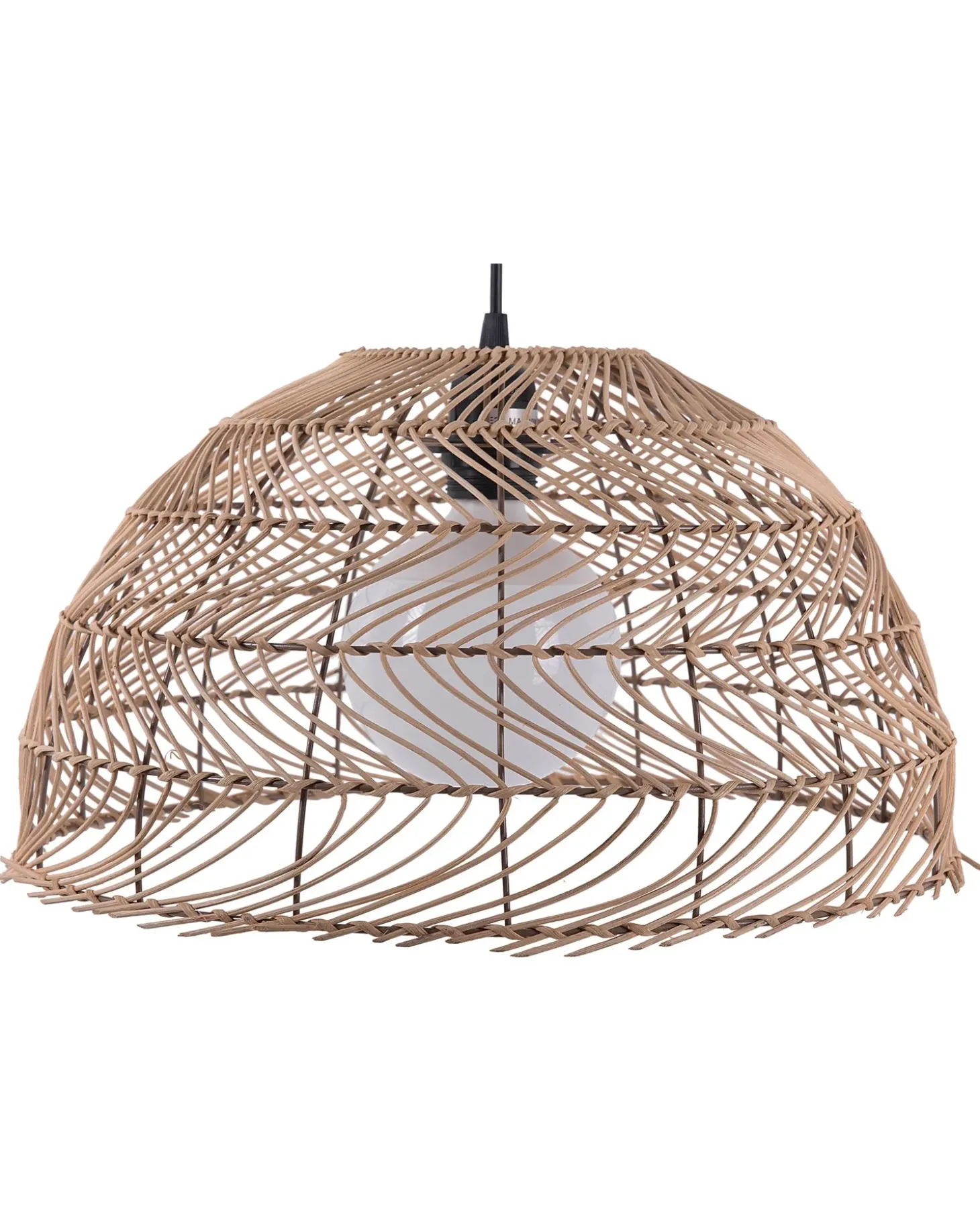 Outlet Lampa wisząca SELENGE Rattan Jasnobrązowy Wszystkie Lampy|Lampy Wiszące