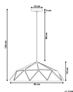Sale Lampa wisząca SENIA Metal Wszystkie Lampy|Lampy Wiszące