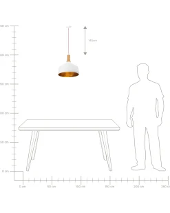 Best Lampa wisząca SEPIK Metal Biały Wszystkie Lampy|Lampy Wiszące