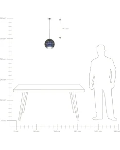Lampa wisząca SESSERA Szkło Wszystkie Lampy|Lampy Wiszące