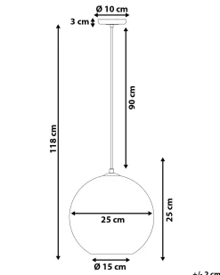 Lampa wisząca SESSERA Szkło Wszystkie Lampy|Lampy Wiszące