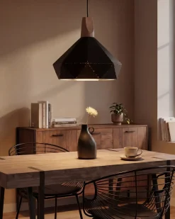 Discount Lampa wisząca SOMME Metal Czarny Wszystkie Lampy|Lampy Wiszące