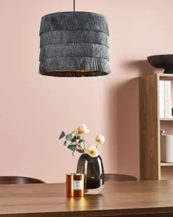 Outlet Lampa wisząca SUAPURE Czarny Wszystkie Lampy|Lampy Wiszące
