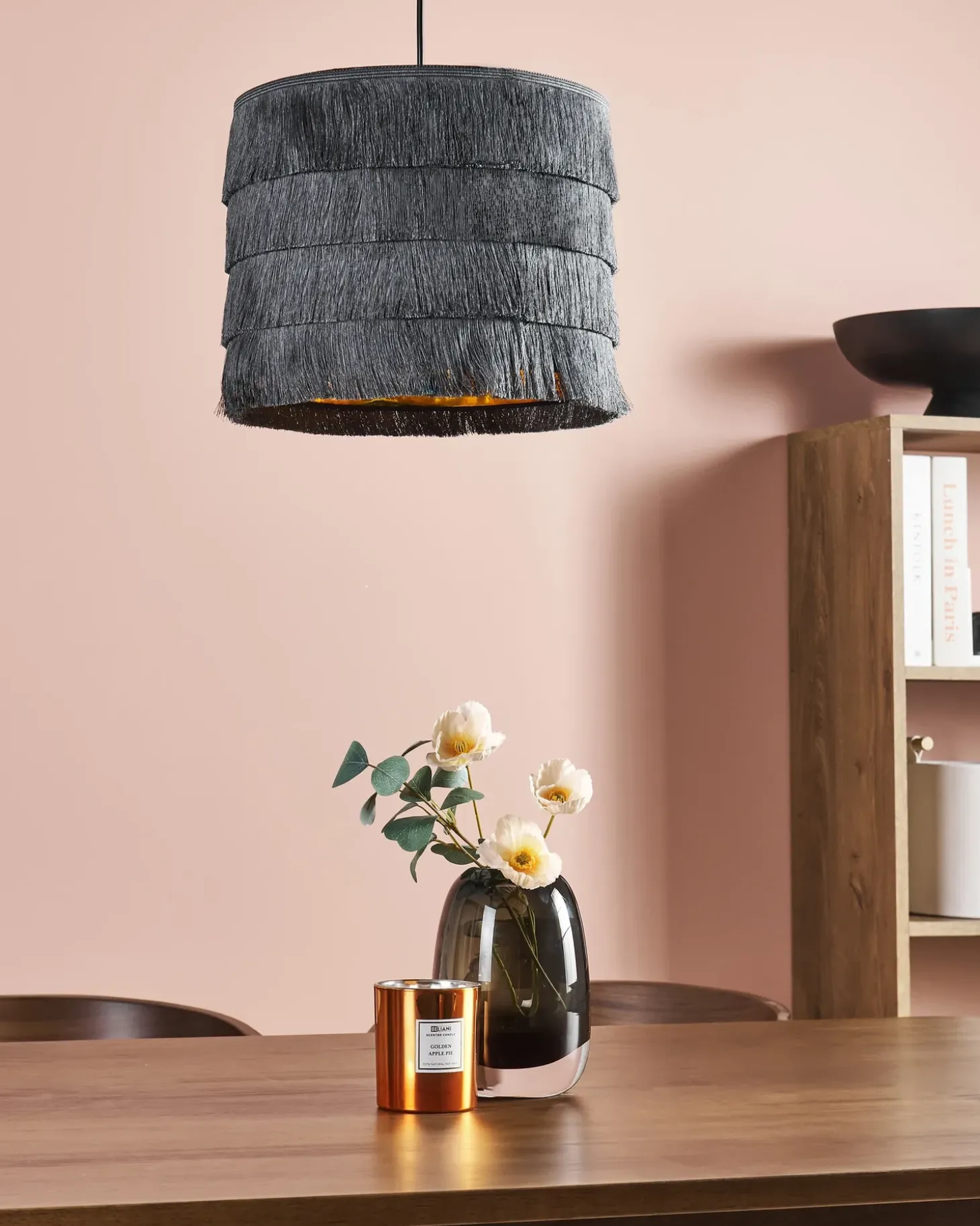 Outlet Lampa wisząca SUAPURE Czarny Wszystkie Lampy|Lampy Wiszące