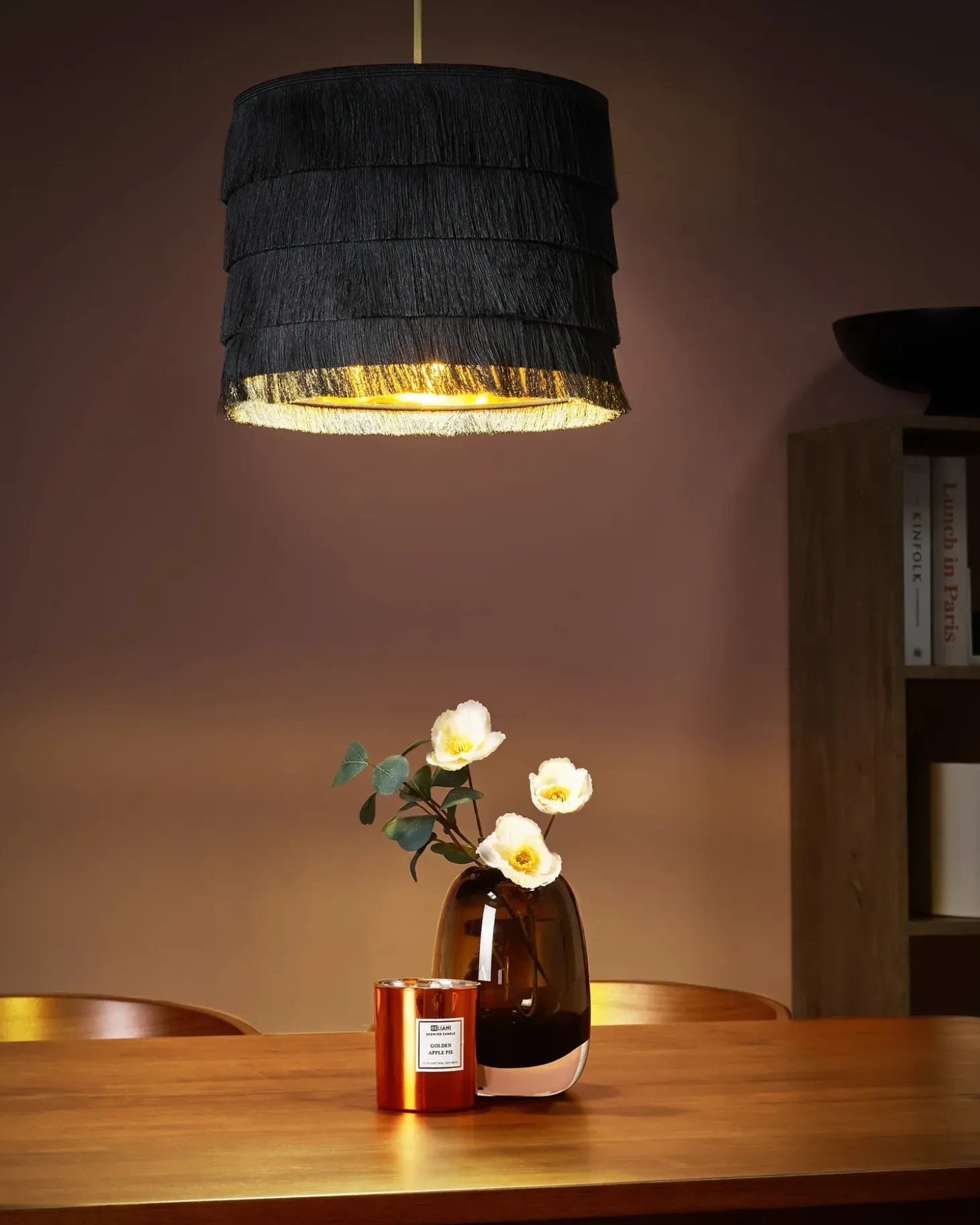 Outlet Lampa wisząca SUAPURE Czarny Wszystkie Lampy|Lampy Wiszące