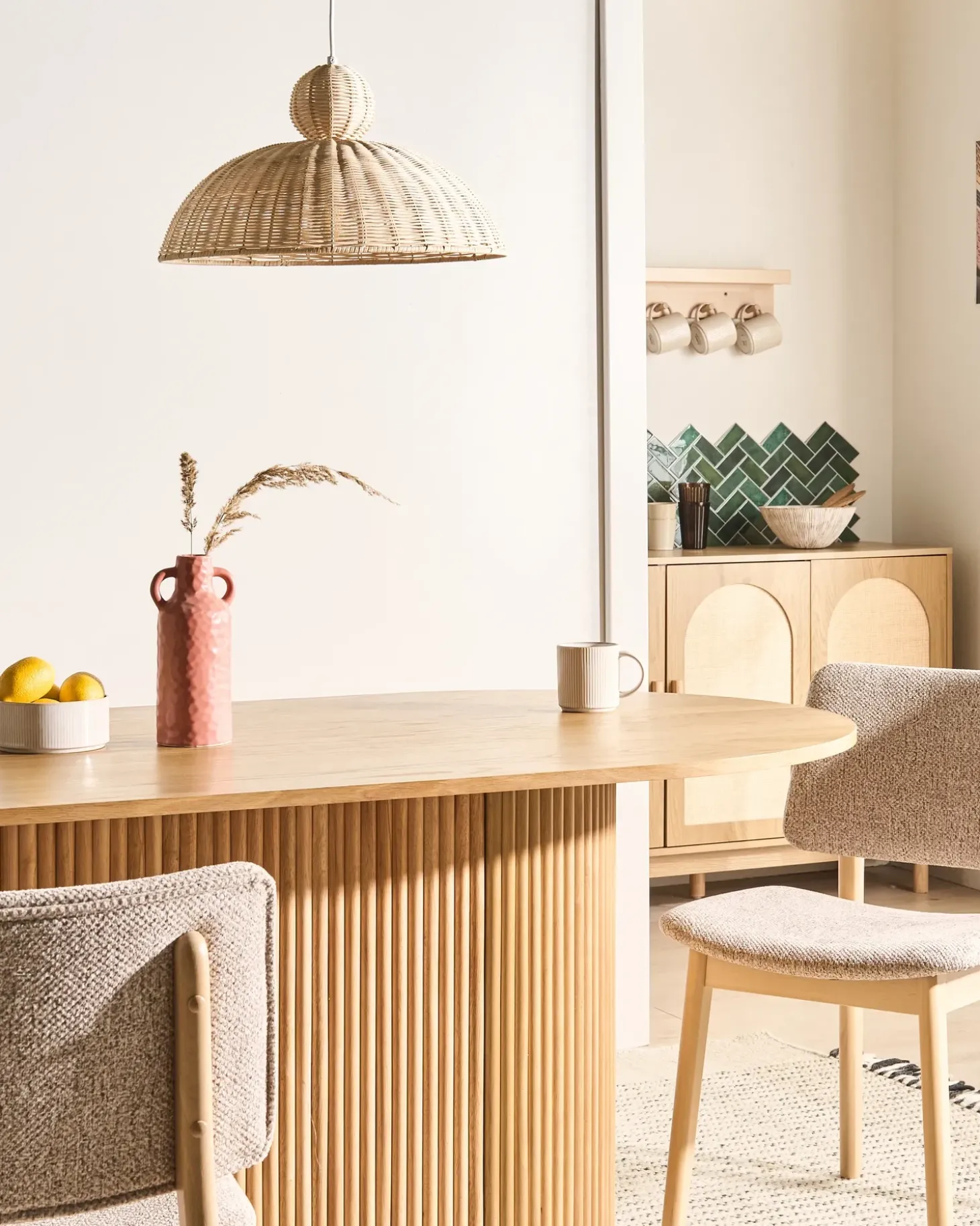 Lampa wisząca SUERTE Rattan Naturalny Wszystkie Lampy|Lampy Wiszące