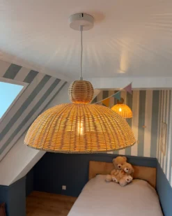 Lampa wisząca SUERTE Rattan Naturalny Wszystkie Lampy|Lampy Wiszące