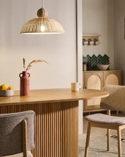 Lampa wisząca SUERTE Rattan Naturalny Wszystkie Lampy|Lampy Wiszące