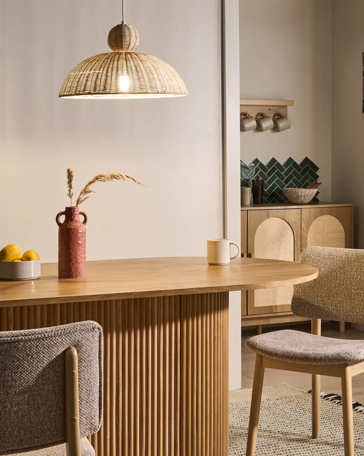 Lampa wisząca SUERTE Rattan Naturalny Wszystkie Lampy|Lampy Wiszące