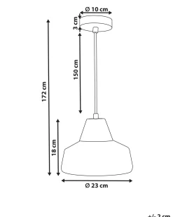 Lampa wisząca TALPARO Szkło Złoty Wszystkie Lampy|Lampy Wiszące