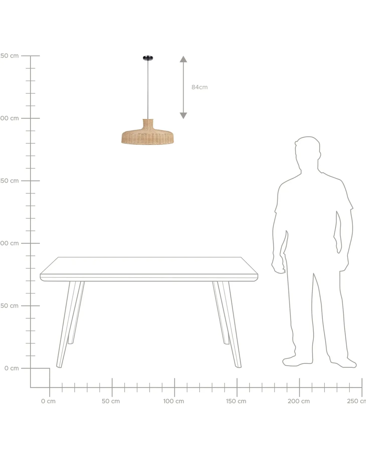 Hot Lampa wisząca TAMARIN Rattan Naturalny Wszystkie Lampy|Lampy Wiszące
