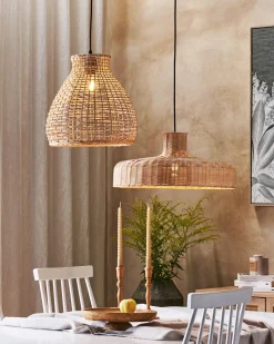 Hot Lampa wisząca TAMARIN Rattan Naturalny Wszystkie Lampy|Lampy Wiszące