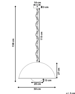 Outlet THAMES Metal Czarny Wszystkie Lampy|Lampy Wiszące
