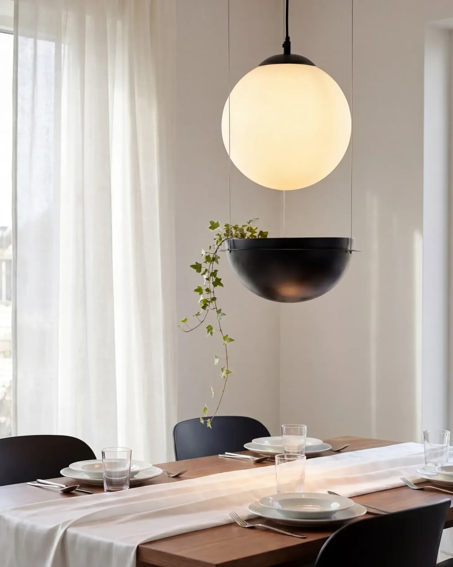 Online Lampa wisząca TOBINS Szkło Wszystkie Lampy|Lampy Wiszące