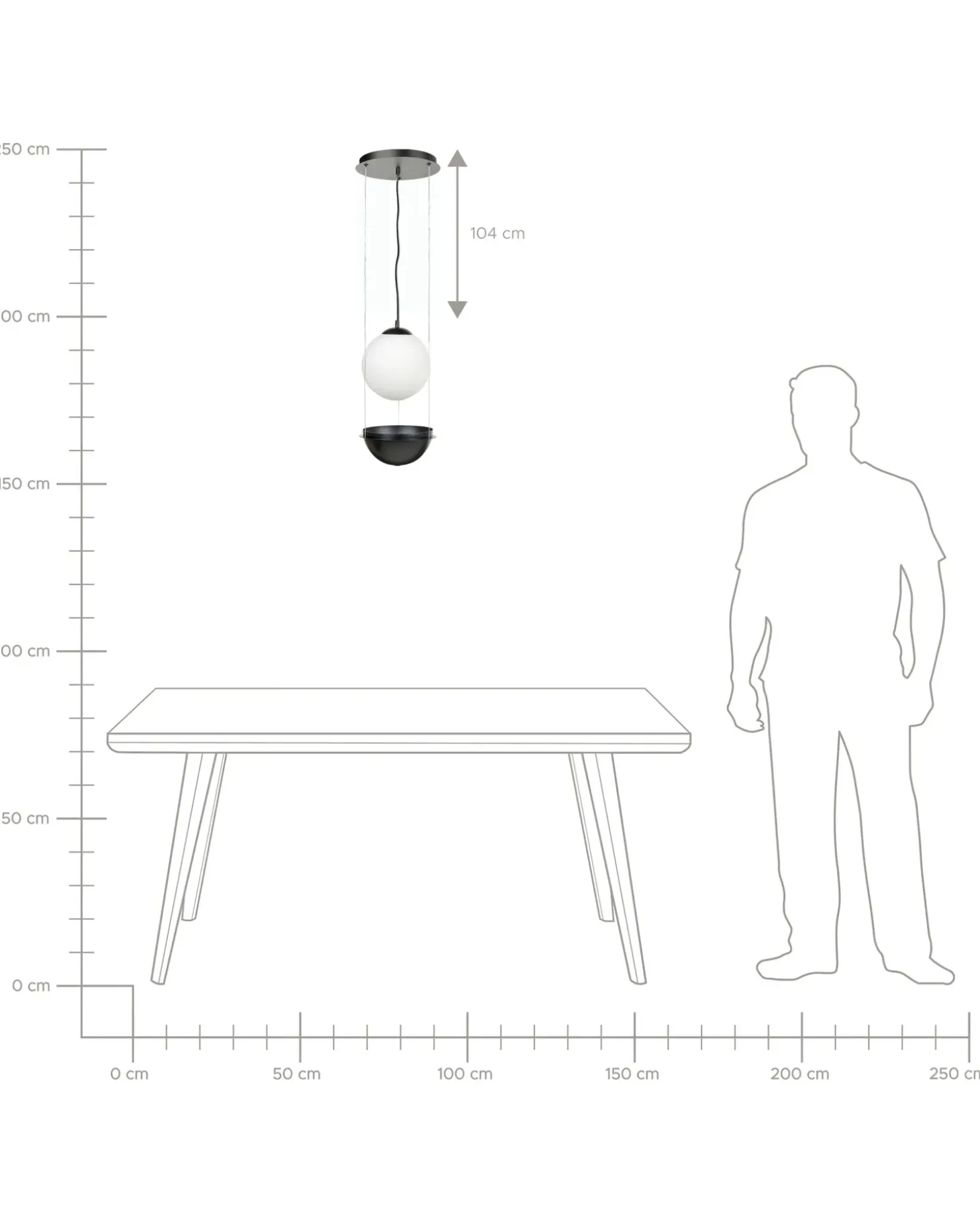 Online Lampa wisząca TOBINS Szkło Wszystkie Lampy|Lampy Wiszące